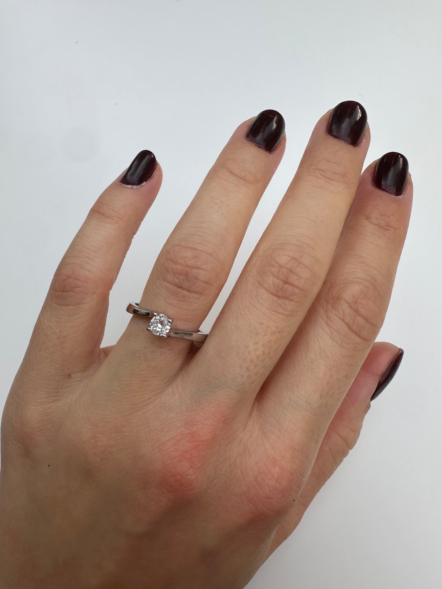 Anello Solitario Regolabile S