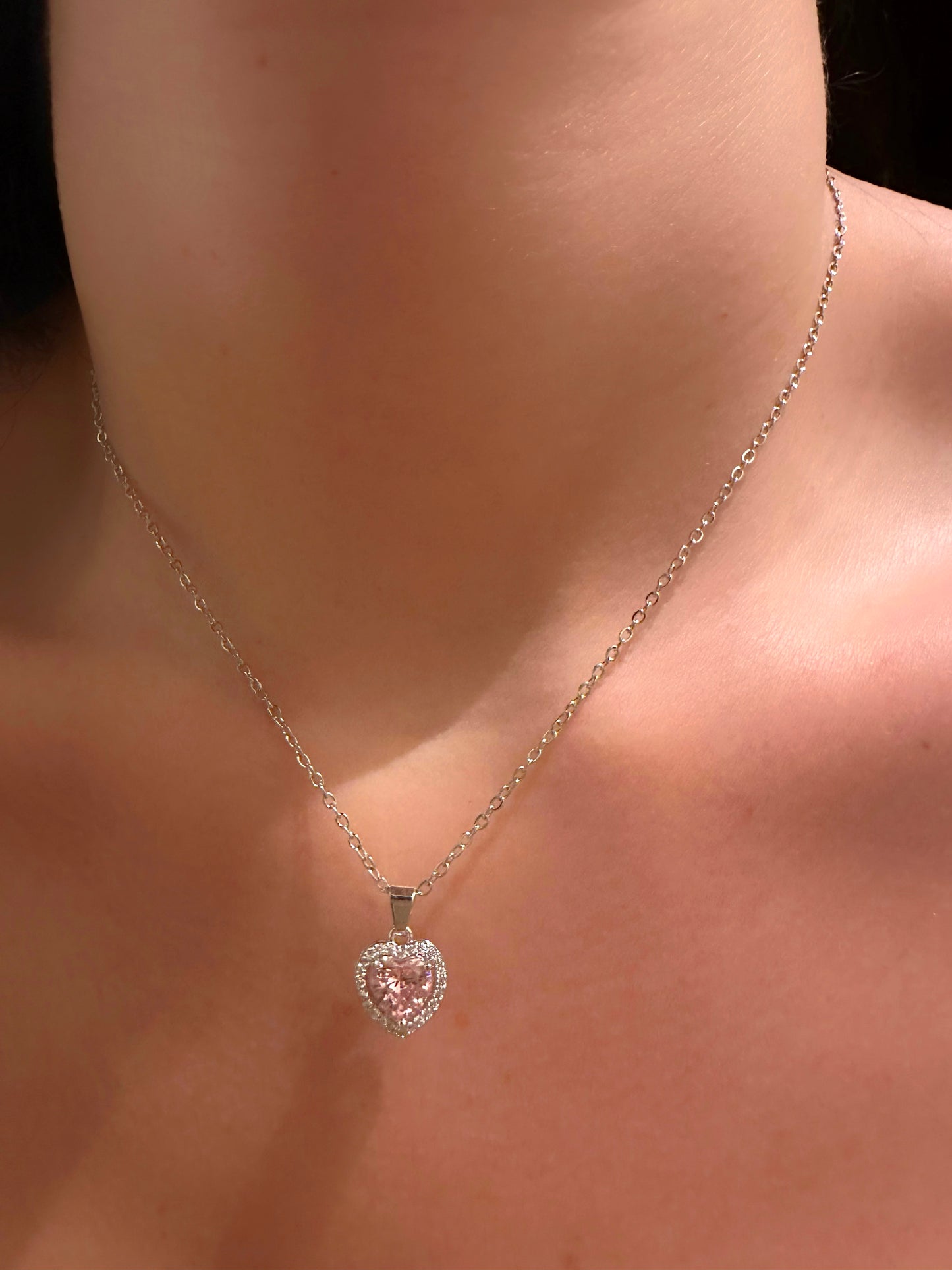 Collana Cuore Rosa