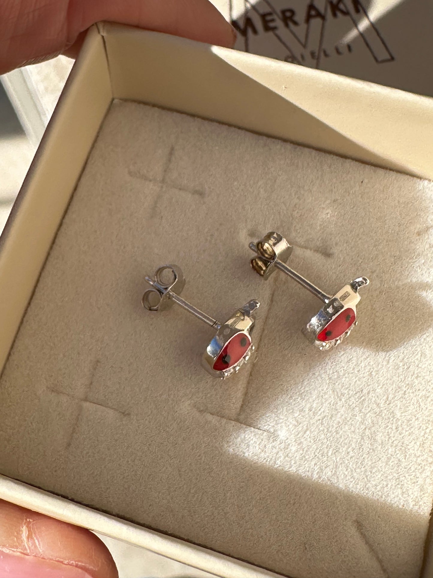 Orecchini Coccinella