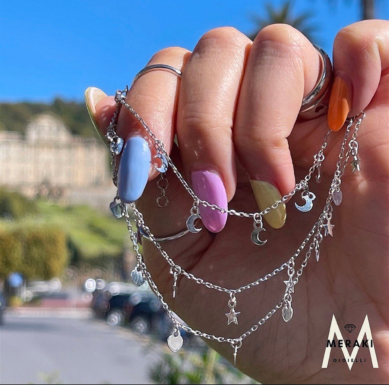 Bracciale Polvere di Stelle/Cuori/Luna