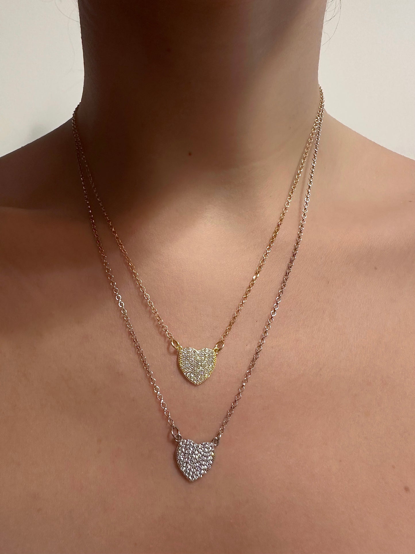 Girocollo Cuore Pavè Medium