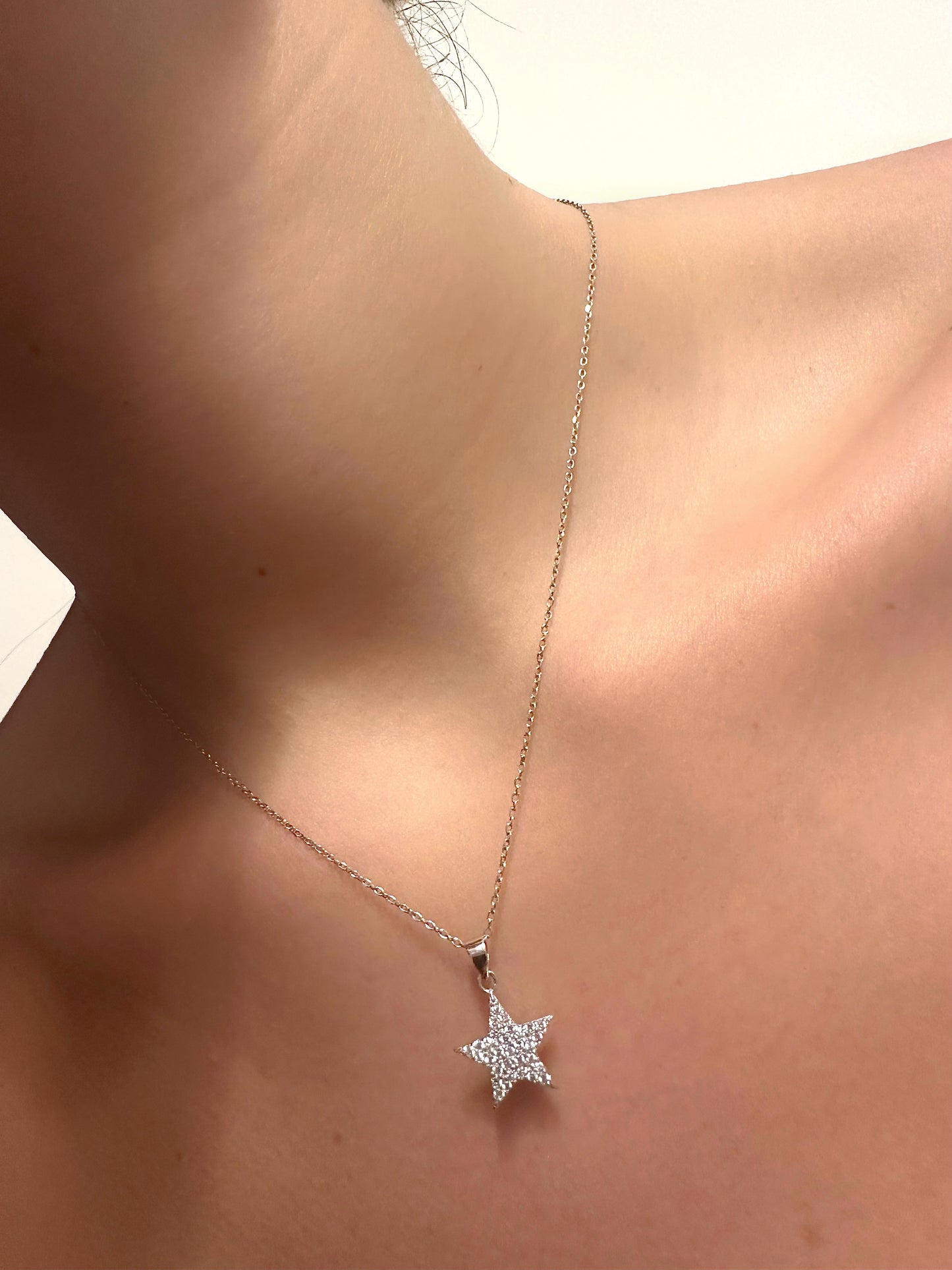 Collana Stella Pavè