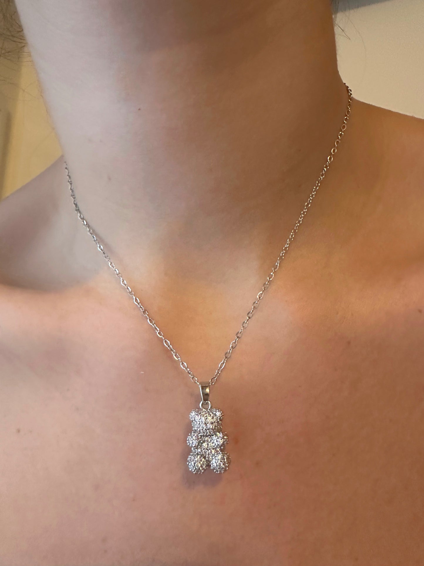 Collana Teddy Silver