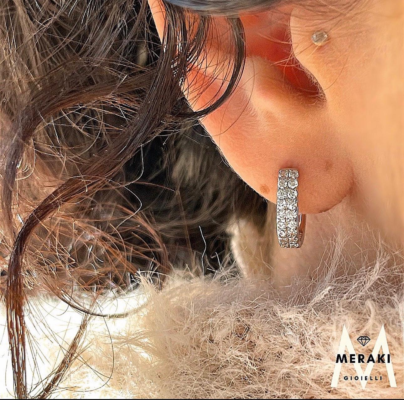 Orecchini Cerchietti Fascia Brill