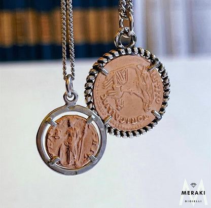 Collana Moneta Rosè