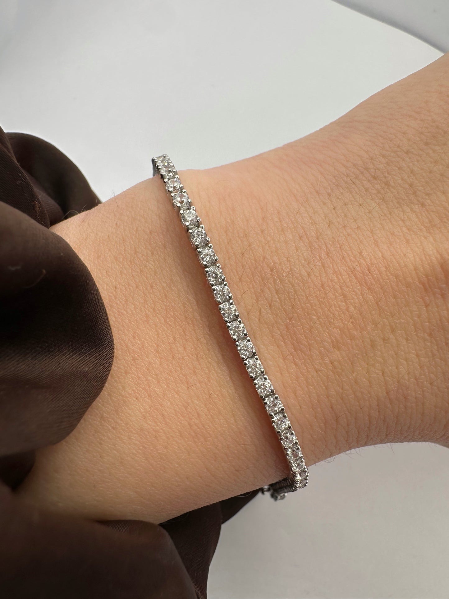 Bracciale Tennis 2mm White