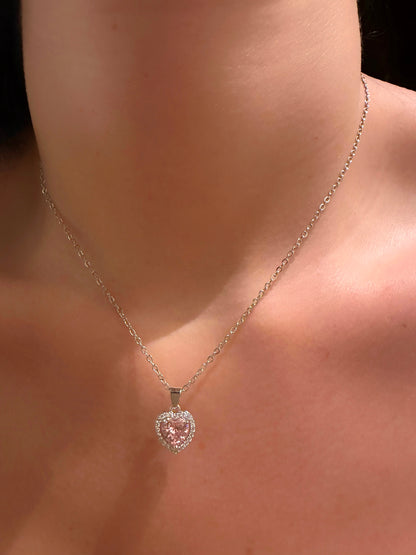 Collana Cuore Rosa