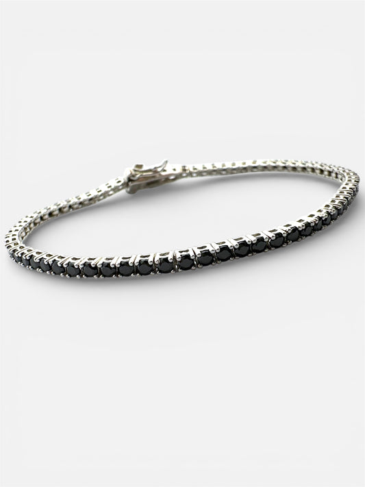 Bracciale Tennis 2mm Black