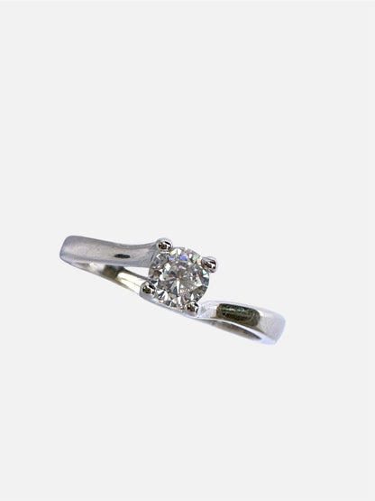 Anello Solitario Regolabile S