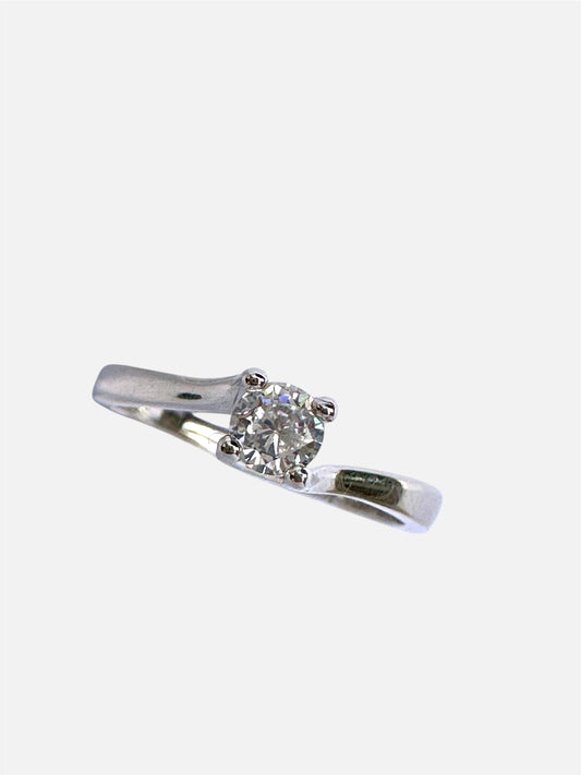 Anello Solitario Regolabile S