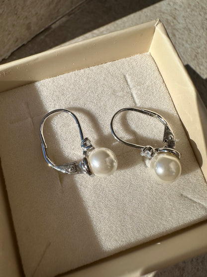 Orecchini a Monachella Perla