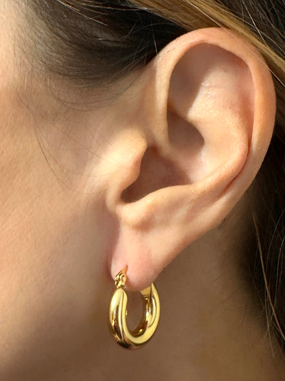 Orecchini Cerchio Essential Gold