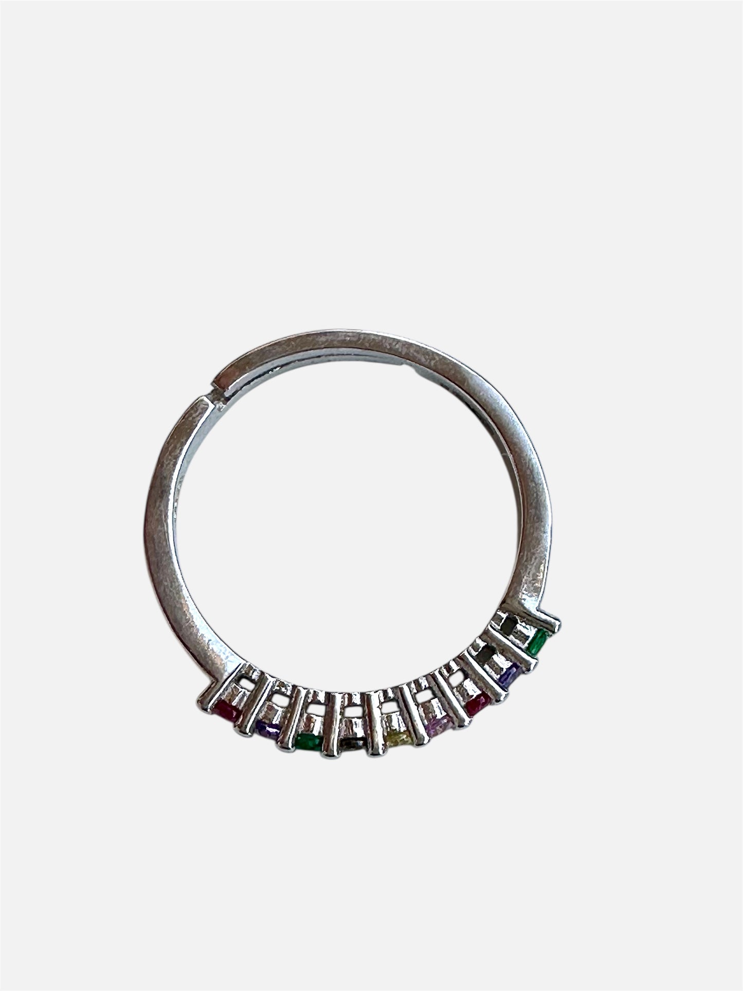 Anello Veretta Rainbow