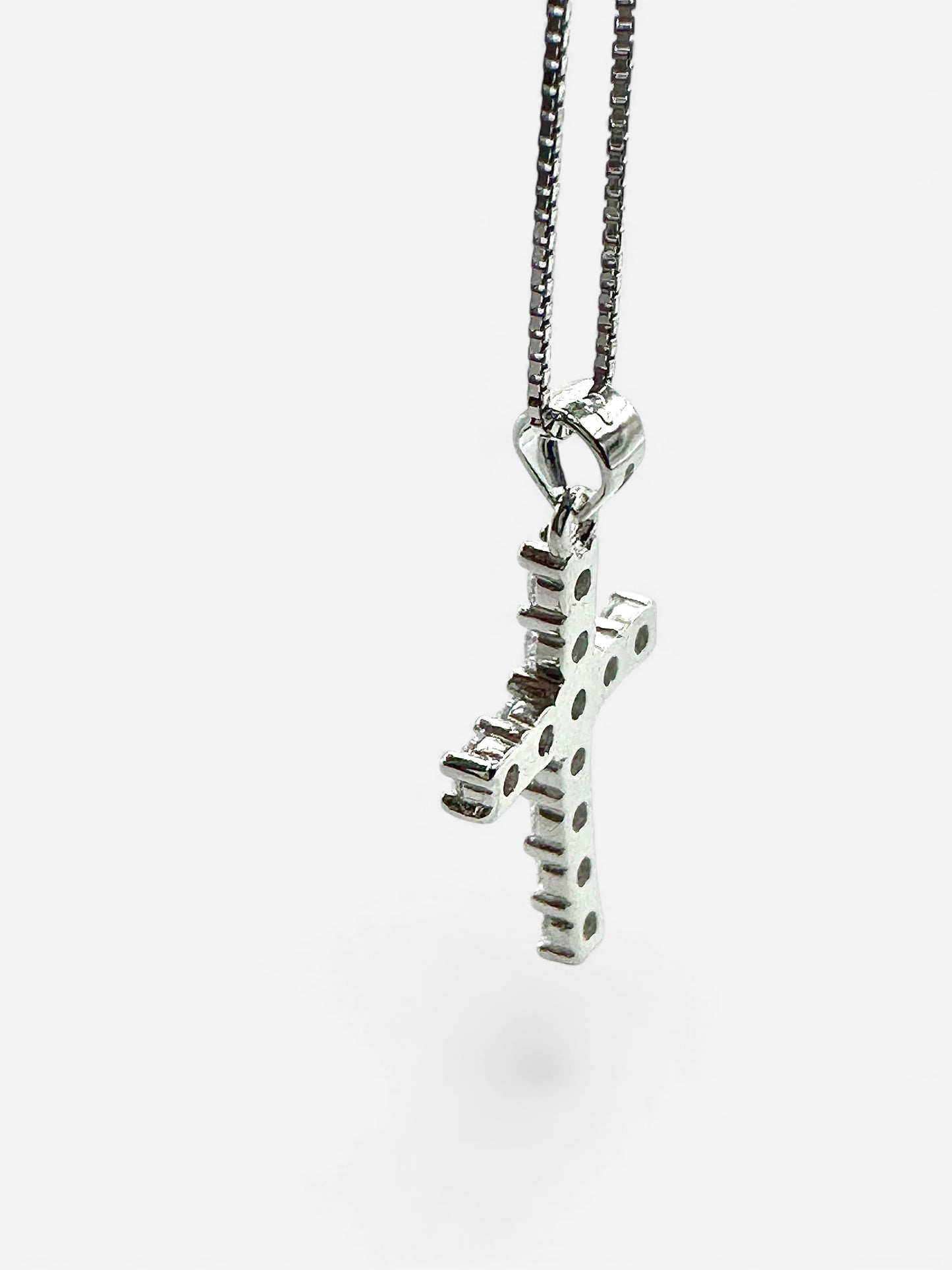 Collana Croce Brill 11zirconi