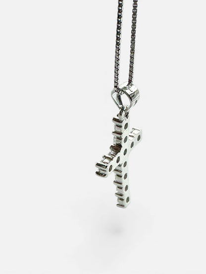 Collana Croce Brill 11zirconi