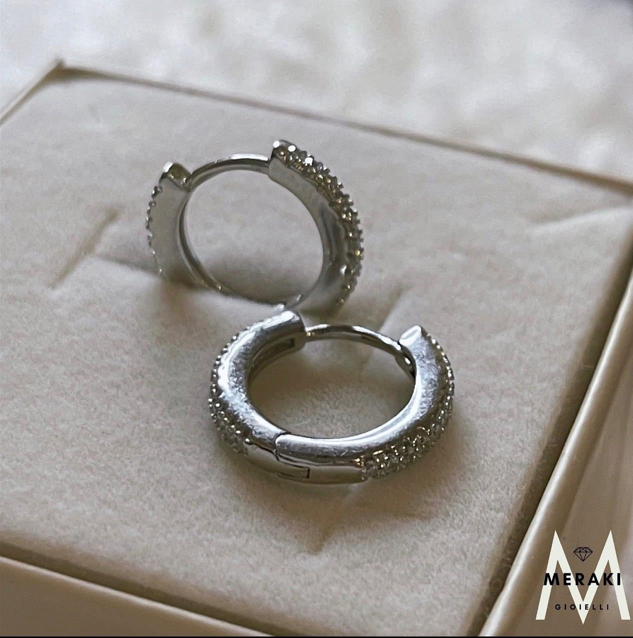 Orecchini Cerchietti Eternity