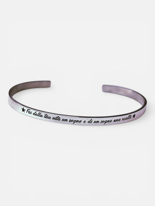 Bracciale Rigido Aperto Personalizzabile