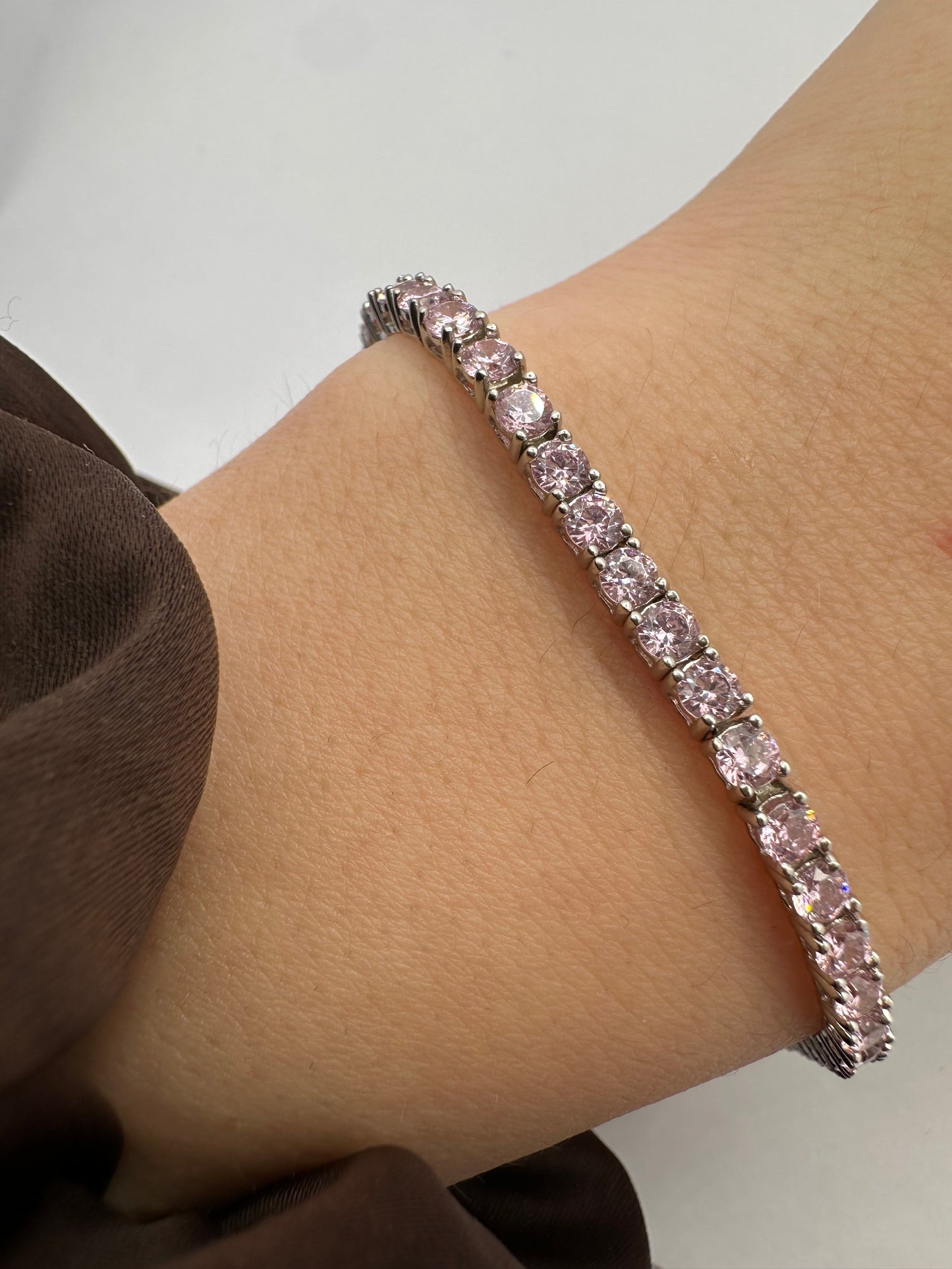 Bracciale Tennis Pink