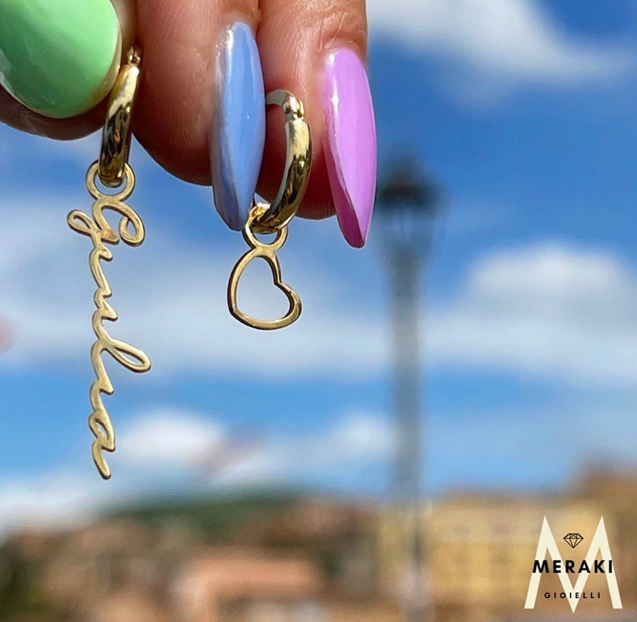 Orecchino Cerchietto Personalizzato