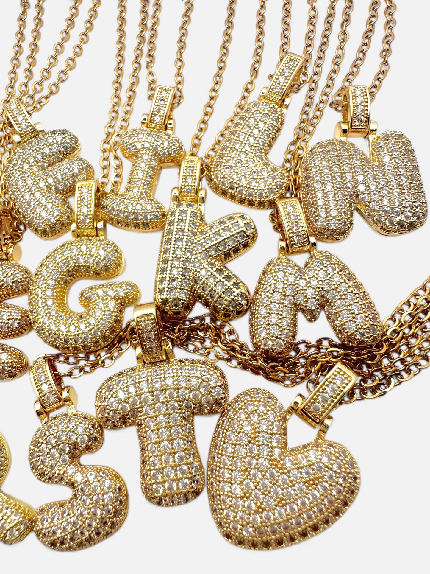 Collana LetterBubble Gold