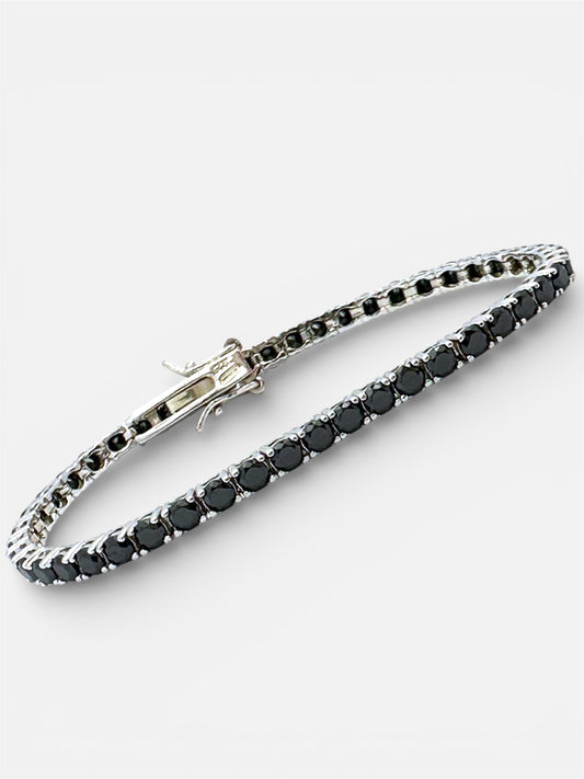 Bracciale Tennis 3mm Black