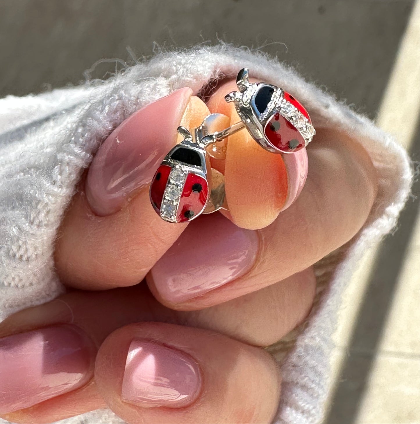 Orecchini Coccinella