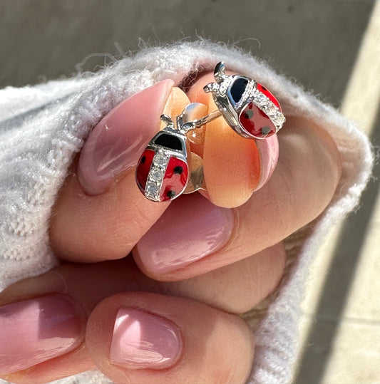 Orecchini Coccinella