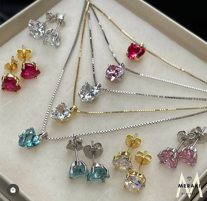 Orecchini Cuore Princess