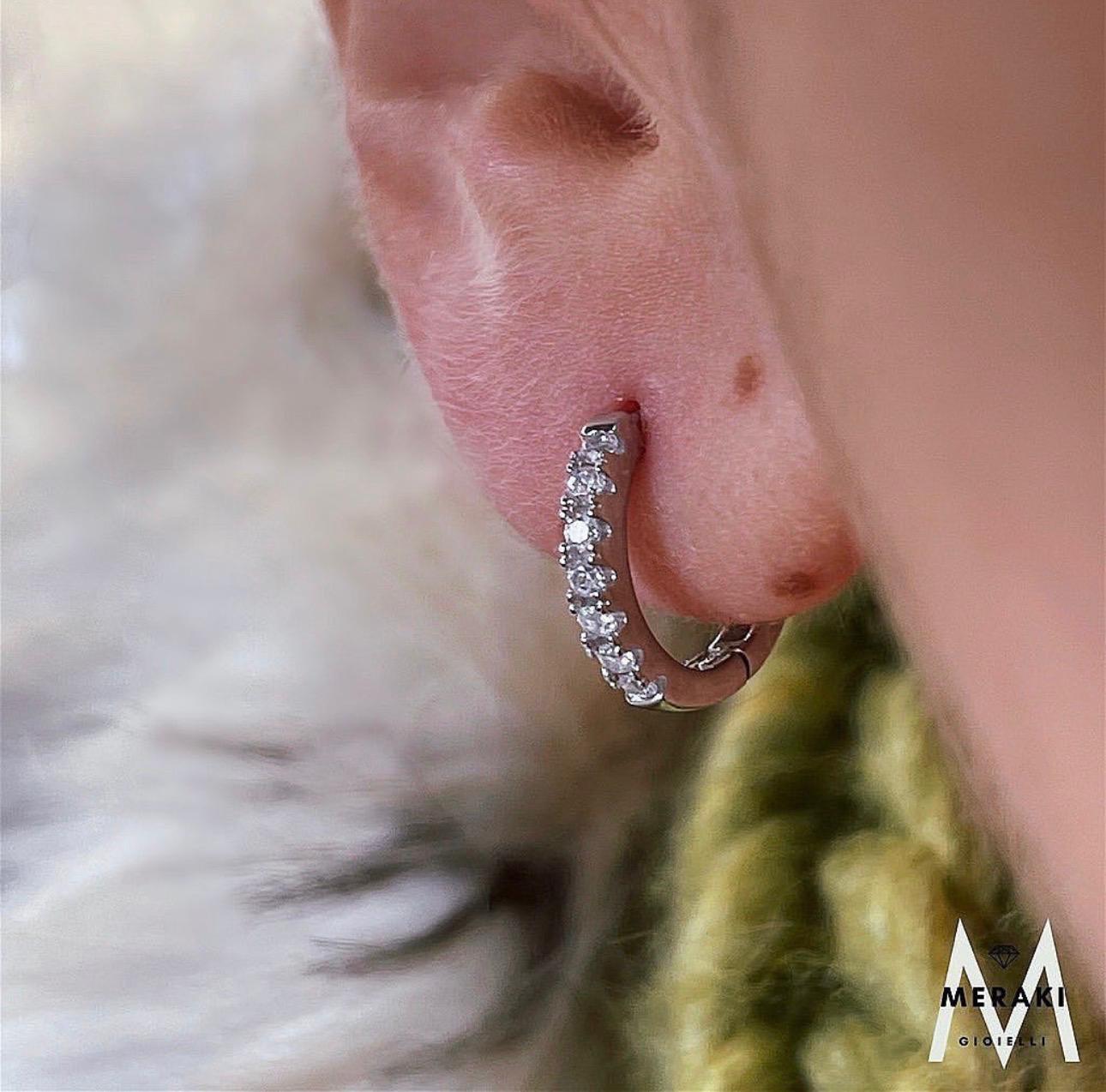Orecchini Cerchietti Brill