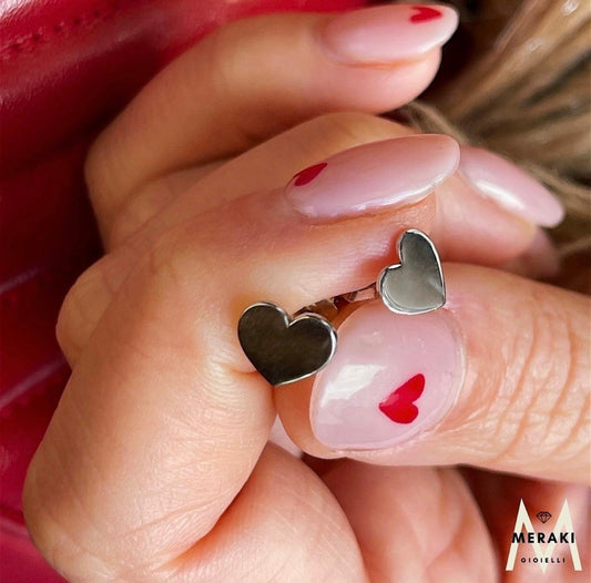 Orecchini Cuore Medio