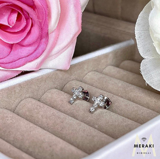 Orecchini Micro Croci