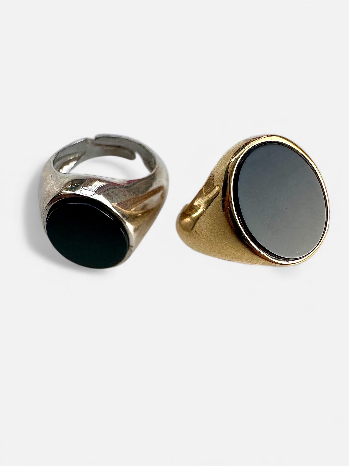 Anello Chevalier Ovale Black