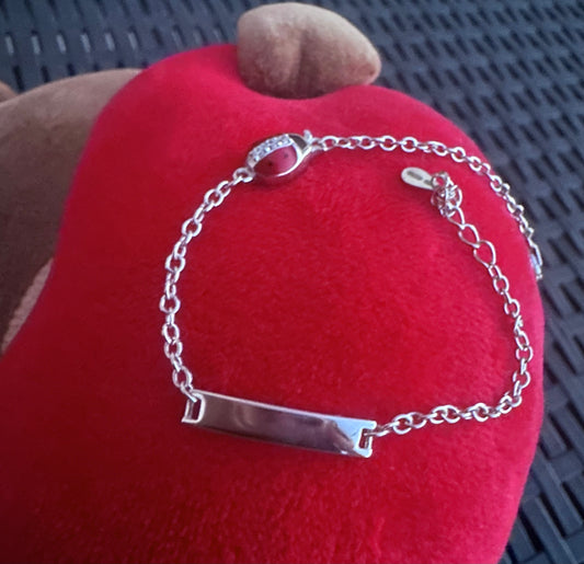 Bracciale CoccinellaBimbi Personalizzabile