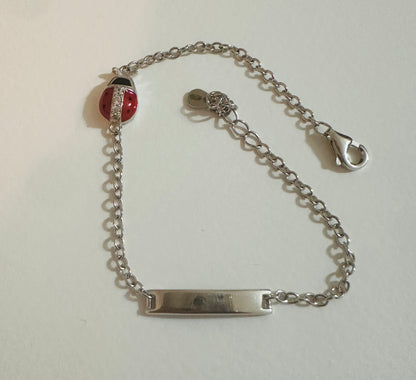 Bracciale CoccinellaBimbi Personalizzabile