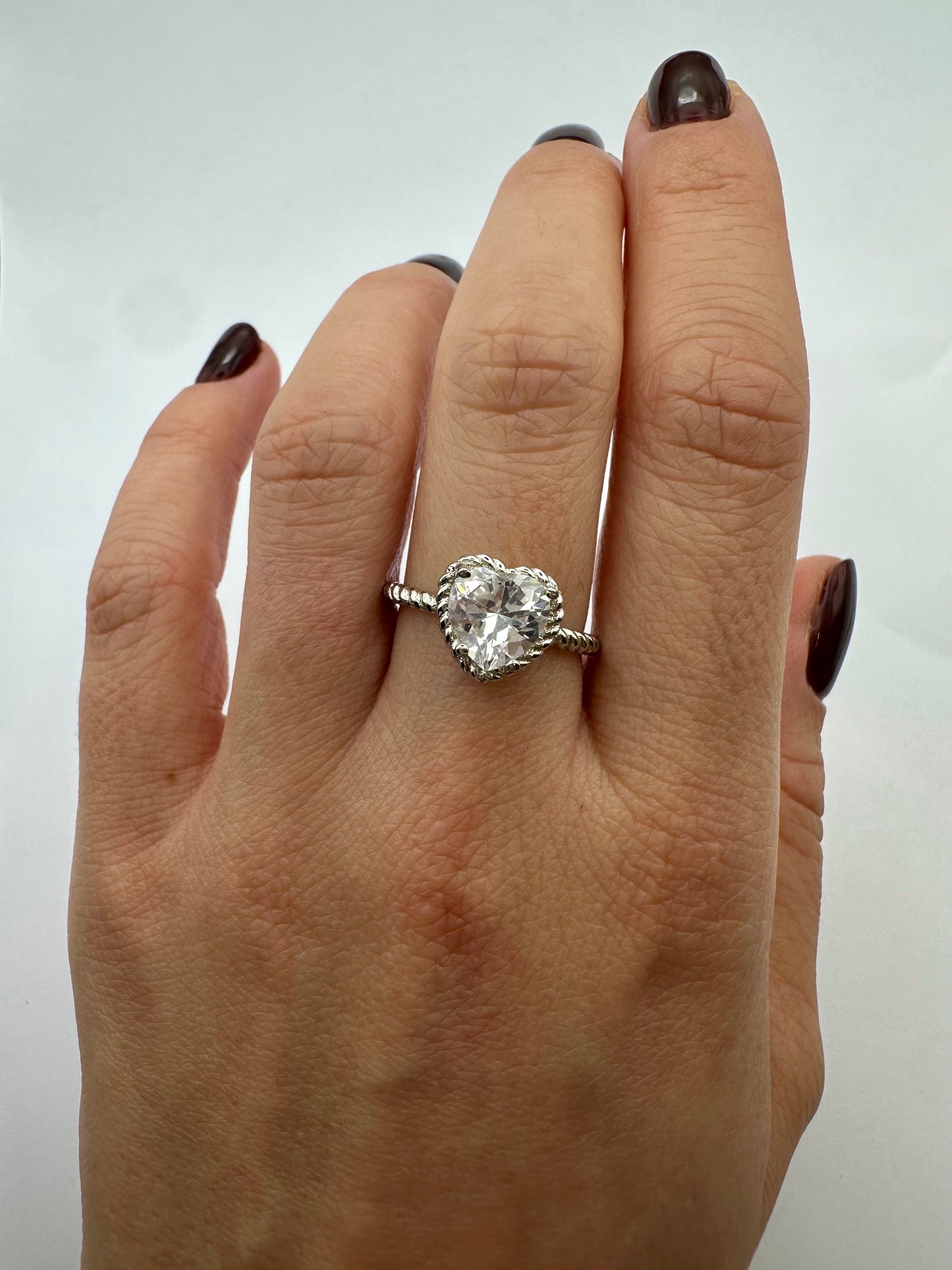 Anello Intreccio Cuore Brill