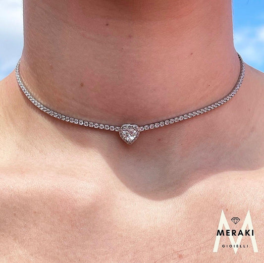 Collana Chocker Love Tennis