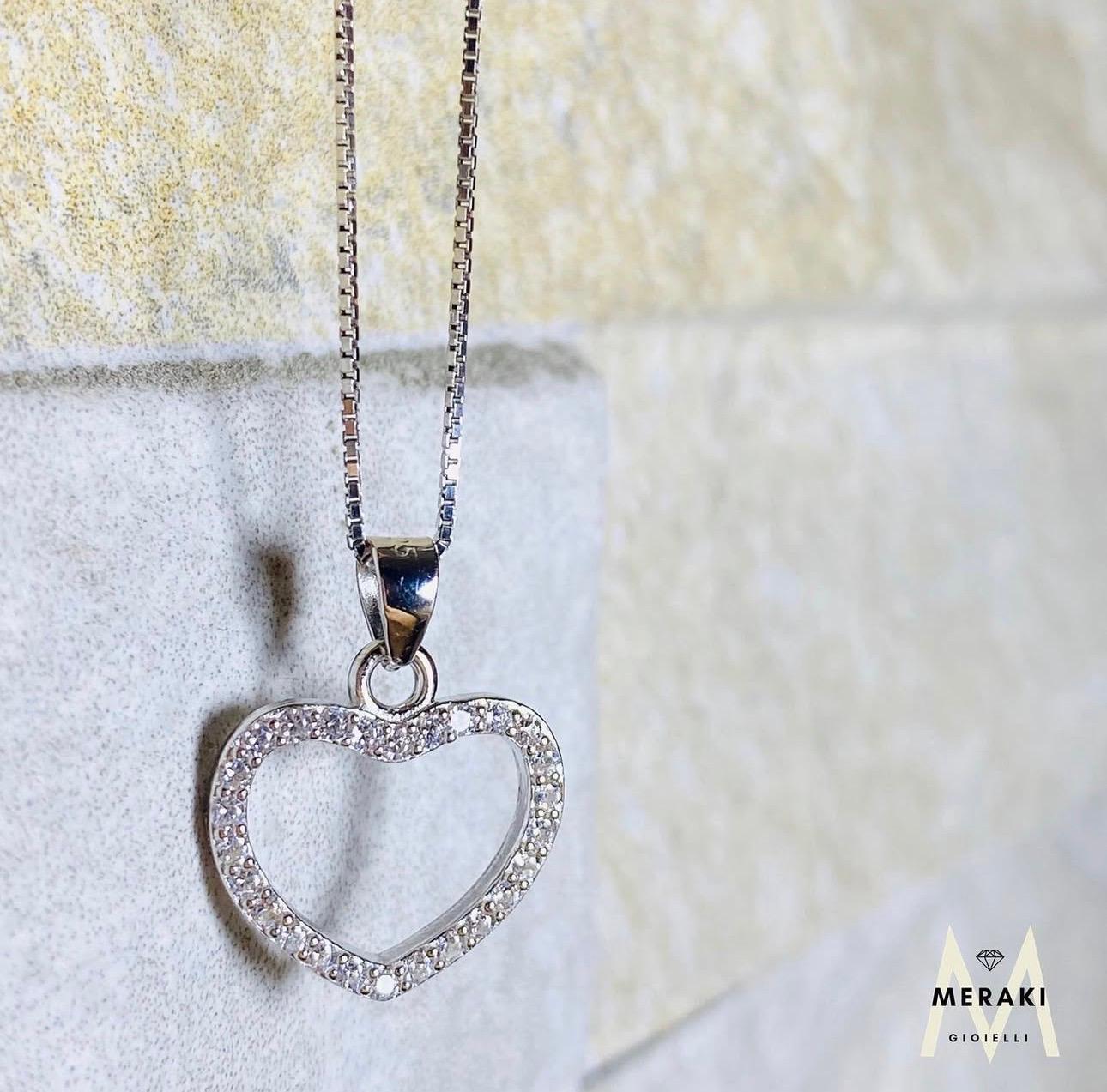 Collana Cornice Cuore Brill