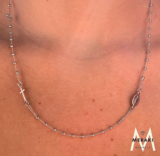 Collana Rosario Girocollo