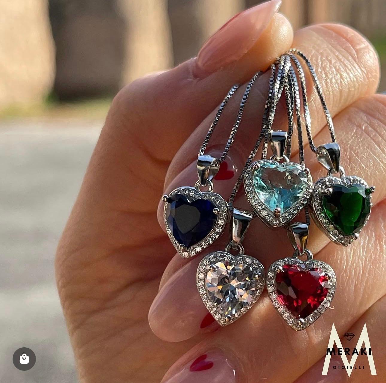 Collana Cuore Color Brill