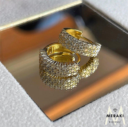 Orecchini Cerchietti FasciaGold Brill