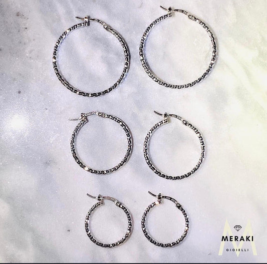 Orecchini Cerchio Riflessi