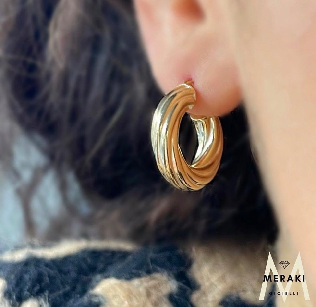 Orecchini Cerchio Twist