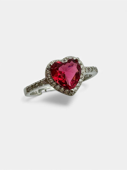 Anello Cuore RossoBrill