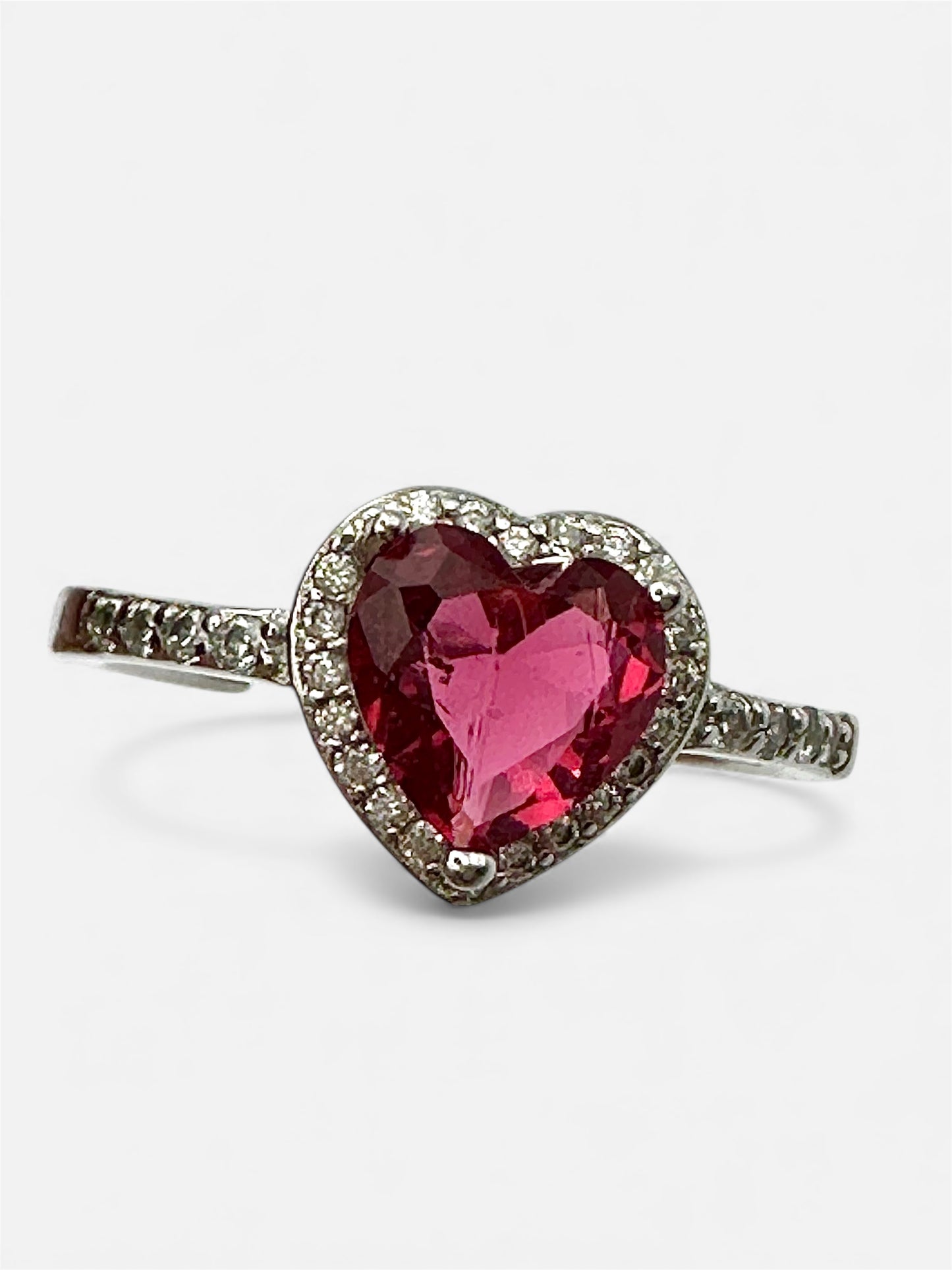 Anello Cuore RossoBrill