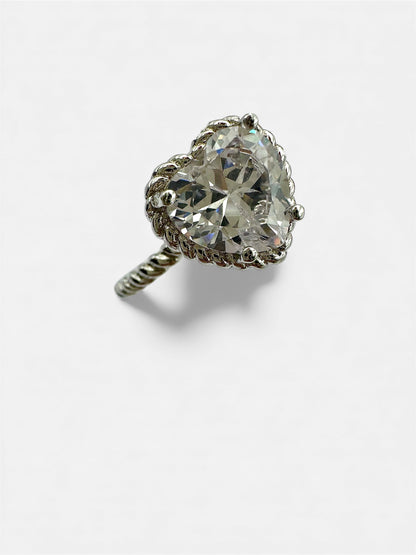 Anello Intreccio Cuore Brill