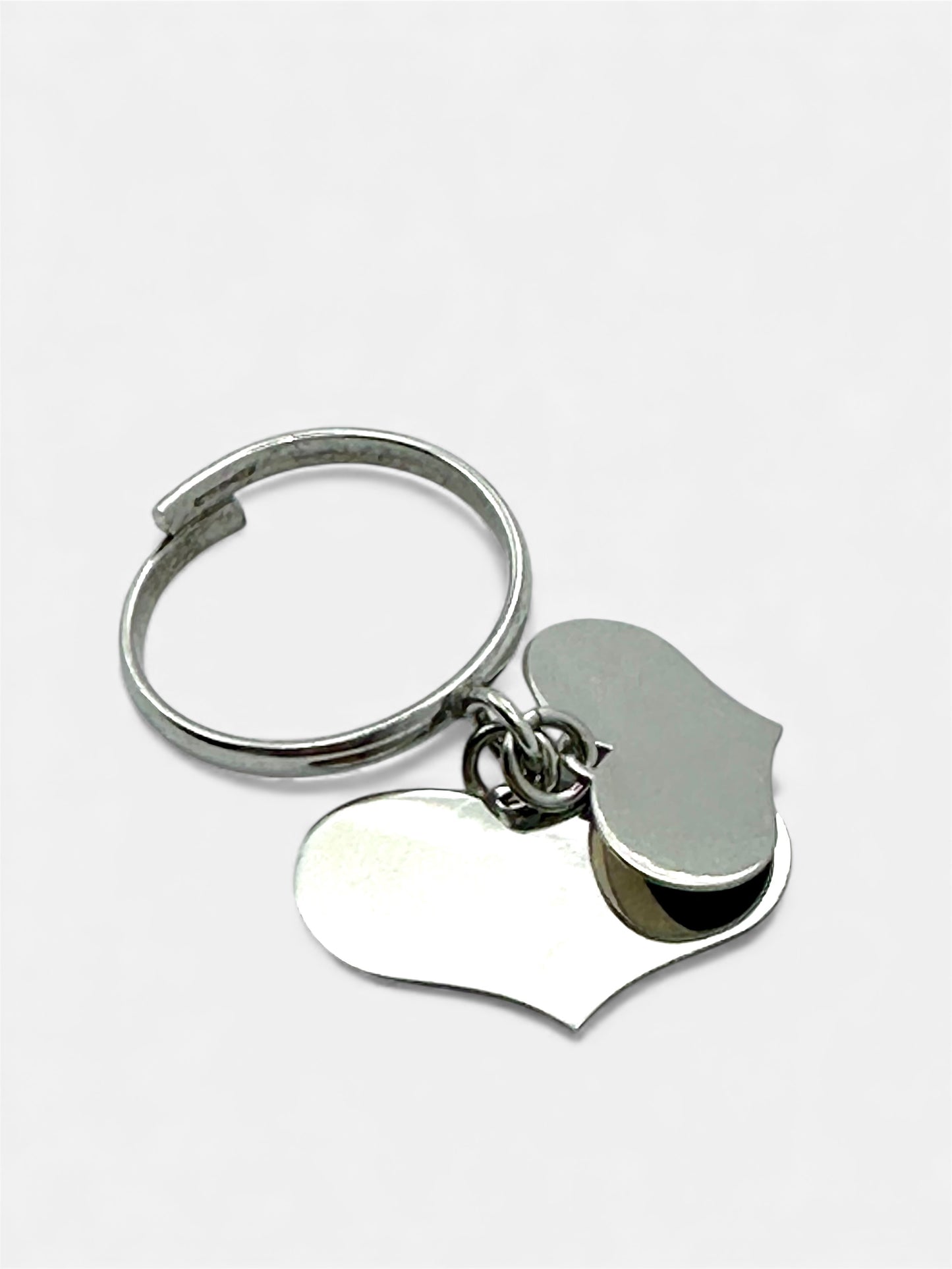 Anello DoppioCuore Pendente