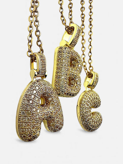 Collana LetterBubble Gold