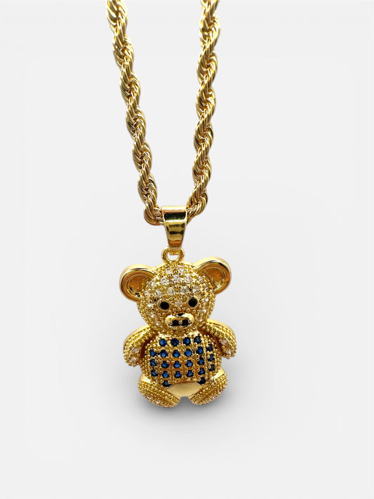 Collana Teddy Blu Big